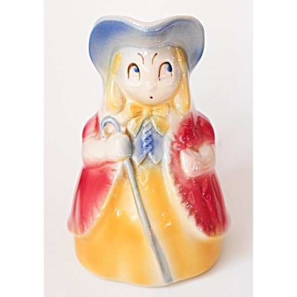 Vintage Shawnee Pottery Bo Peep Pitcher Colourful Figural Made in the USA 1940's - Picture 1 of 5